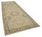 Beige Anatolian  Contemporary Hand Knotted Vintage Runner Rug, Image 2