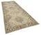 Beige Anatolian  Traditional Hand Knotted Vintage Runner Rug, Image 2