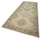 Beige Anatolian  Traditional Hand Knotted Vintage Runner Rug, Image 3