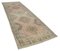 Orientalischer antiker handgeknüpfter Vintage Teppich in Läufer Optik 2