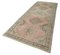 Beige Oriental Antique Hand Knotted Vintage Runner Rug 3