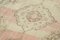 Alfombra de pasillo vintage oriental beige antigua anudada a mano, Imagen 5