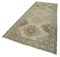 Beige Oriental Wool Hand Knotted Vintage Runner Rug 3