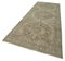 Beige Oriental Antique Hand Knotted Vintage Runner Rug, Image 3