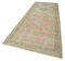 Beige Oriental Traditional Hand Knotted Vintage Runner Rug, Image 3