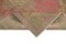 Beige Anatolian  Low Pile Hand Knotted Vintage Runner Rug 6