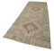 Beige Anatolian  Decorative Hand Knotted Vintage Runner Rug 3