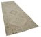 Beige Anatolian  Decorative Hand Knotted Vintage Runner Rug 2
