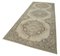 Beige Anatolian  Contemporary Hand Knotted Vintage Runner Rug 3