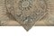 Alfombra de pasillo vintage anatolia beige anudada a mano, Imagen 6