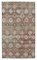 Turkish Multicolor Hand Knotted Wool Vintage Rug 1