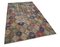 Oriental Multicolor Handmade Wool Vintage Carpet, Image 2