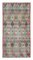 Tappeto vintage multicolore fatto a mano in lana, India, Immagine 1