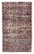 Tappeto vintage annodato in lana anatolica rossa, Immagine 1