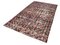 Anatolian Red Hand Knotted Wool Vintage Rug 3