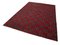 Türkischer Handgeknüpfter Roter Vintage Teppich aus Wolle 3
