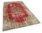 Anatolian Red Hand Knotted Wool Vintage Rug 2