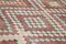 Orientalischer Roter Handgeknüpfter Vintage Teppich aus Wolle 5