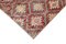 Tappeto vintage annodato in lana anatolica rossa, Immagine 4