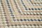 Tappeto vintage in lana intrecciata a mano beige, Turchia, Immagine 5