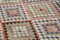 Türkischer Roter Handgeknüpfter Vintage Teppich aus Wolle 5