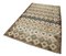 Turkish Beige Hand Knotted Wool Vintage Rug 3