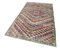 Mehrfarbiger Handgeknüpfter Türkischer Vintage Teppich aus Wolle 3