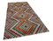 Anatolischer Handgemachter Mehrfarbiger Vintage Teppich aus Wolle 2