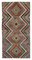 Anatolian Multicolor Handmade Wool Vintage Rug 1