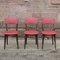 Wood and Skai French Side Chairs, 1960, Set of 3, Image 2