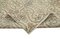 Orientalischer Handgeknüpfter Beiger Vintage Teppich aus Wolle 6