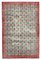 Handgeknüpfter Orientalischer Rote Vintage Teppich aus Wolle 1