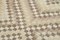 Tappeto vintage anatolico in lana intrecciata a mano beige, Immagine 5