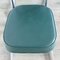 Industrial Steel Tube Chairs with Green Covers, 1950s, Set of 2 5