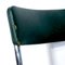 Industrial Steel Tube Chairs with Green Covers, 1950s, Set of 2 11