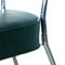 Industrial Steel Tube Chairs with Green Covers, 1950s, Set of 2, Image 10
