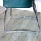Industrial Steel Tube Chairs with Green Covers, 1950s, Set of 2, Image 8