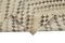 Alfombra oriental vintage de lana beige anudada a mano, Imagen 6