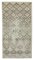 Anatolian Beige Hand Knotted Wool Vintage Rug 1