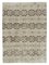 Anatolian Beige Hand Knotted Wool Vintage Rug 1