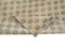 Tappeto vintage anatolico in lana intrecciata a mano beige, Immagine 6