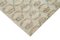 Tappeto vintage orientale in lana intrecciata a mano beige, Immagine 4