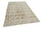 Oriental Beige Hand Knotted Wool Vintage Rug 2