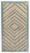 Anatolian Beige Hand Knotted Wool Vintage Rug 1