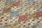 Tappeto vintage in lana intrecciata a mano multicolore, Turchia, Immagine 5