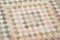 Tappeto vintage orientale fatto a mano in lana beige, Immagine 5