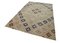 Anatolischer Handgeknüpfter Beiger Vintage Teppich aus Wolle 3