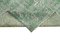 Grüner anatolischer Vintage Teppich aus handgewebter Wolle 6