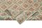 Handgeknüpfter orientalischer Beigefarbener Vintage Teppich aus Wolle 6