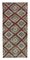 Anatolian Multicolor Hand Knotted Wool Runner Rug 1